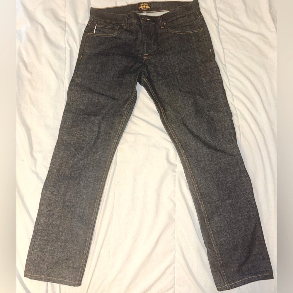 Brave Star ~14oz Deep Indigo Japanese Selvedge Denim
NOT BLACK!